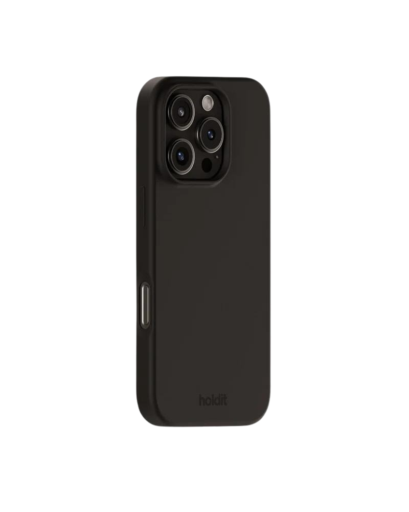 Silicone iPhone cover - sort